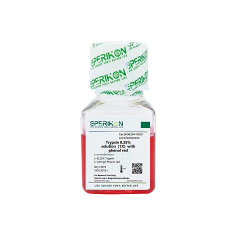 Trypsin 0.25% solution（1X）with phenol red