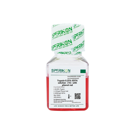 Trypsin 0.25%-EDTA solution（1X）with phenol red